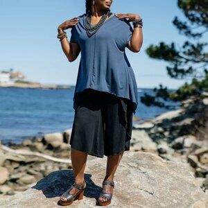 Angelrox / Suger "Breeze" T Shirt in Ocean